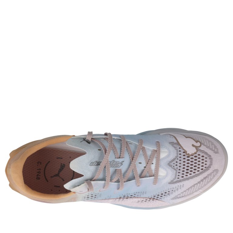 Кросівки Puma Deviate Nitro Elite 4 RC M - блакитно/помаранчеві
