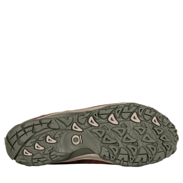 Topánky Oboz Ousel Mid B-DRY Wide W - red