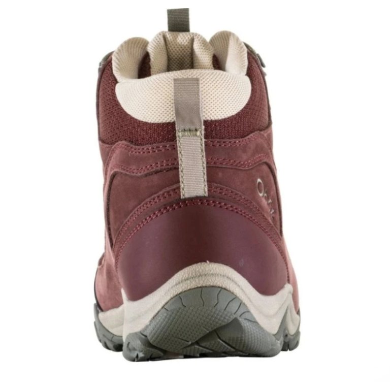 Topánky Oboz Ousel Mid B-DRY Wide W - red