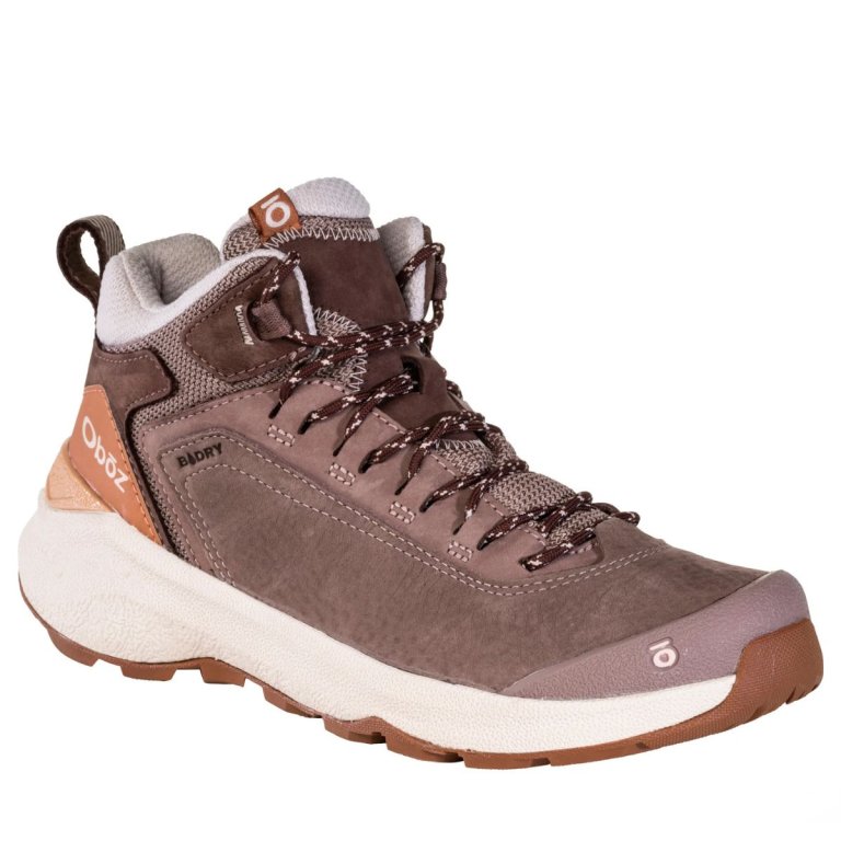 Topánky Oboz Cottonwood Mid B-DRY Medium W - brown