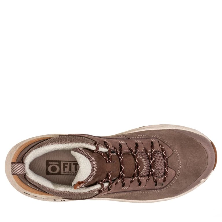 Topánky Oboz Cottonwood Mid B-DRY Medium W - brown