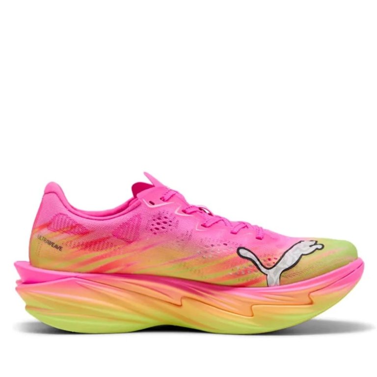 Puma Deviate Nitro Elite 4 ST M - ružová/žltá