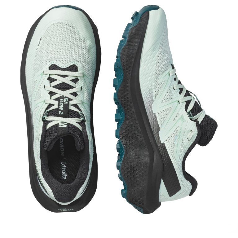 Obuv Salomon Ultra Flow 2 Gtx W - světle modrá/černá