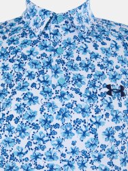 Triko Under Armour Playoff 3.0 Printed Polo Man White
