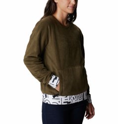 Толстовка Columbia Exploration™ Fleece Crew W - темно-зелений