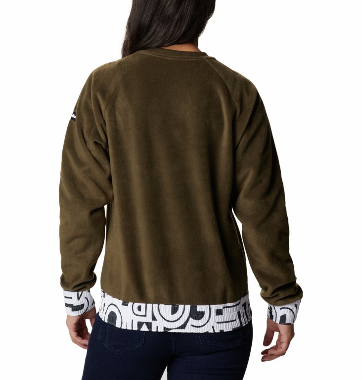Толстовка Columbia Exploration™ Fleece Crew W - темно-зелений