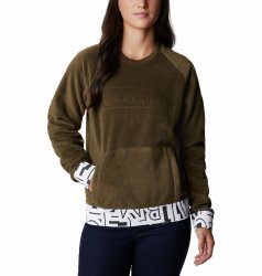 Толстовка Columbia Exploration™ Fleece Crew W - темно-зелений