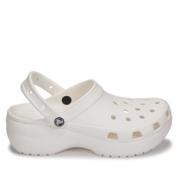 Obuv Crocs Classic Platform Clog W - bílá