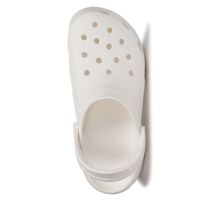 Obuv Crocs Classic Platform Clog W - bílá