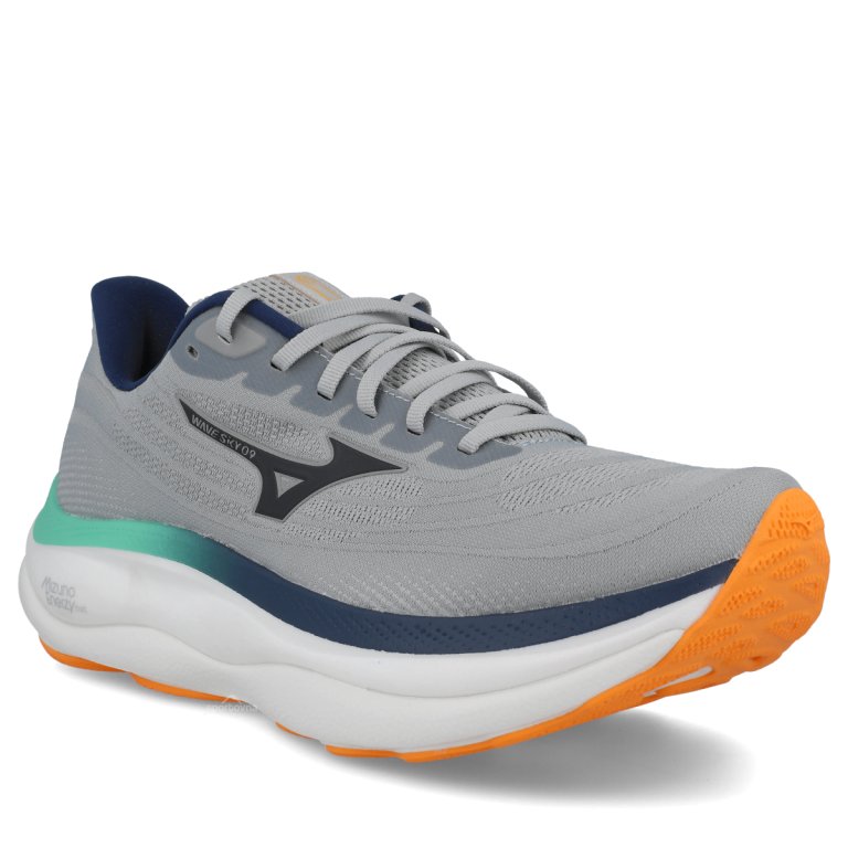 Obuv Mizuno Wave Sky 9 M - zelená/šedá