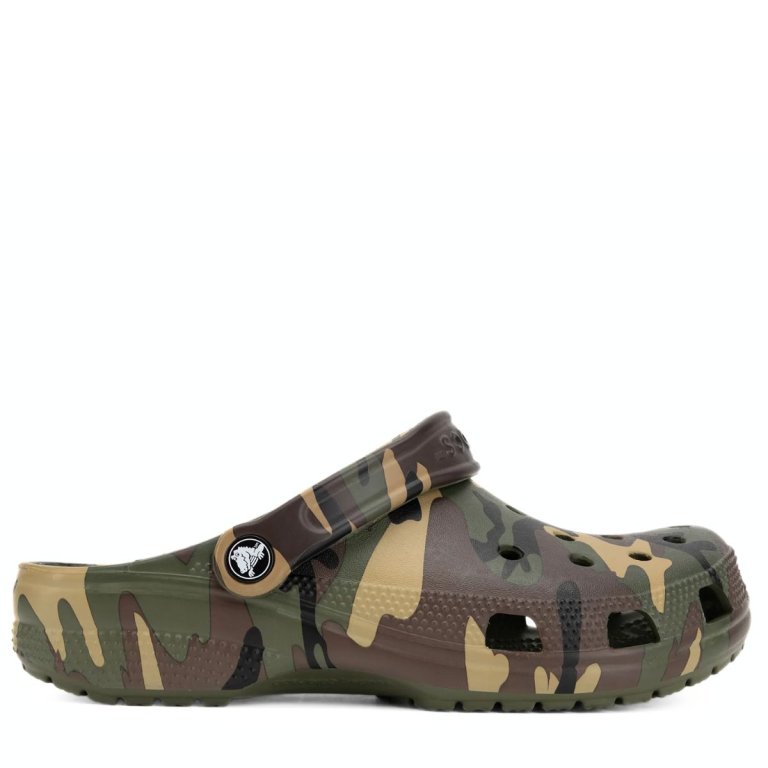 Crocs Classic Camouflage Clog - zelený