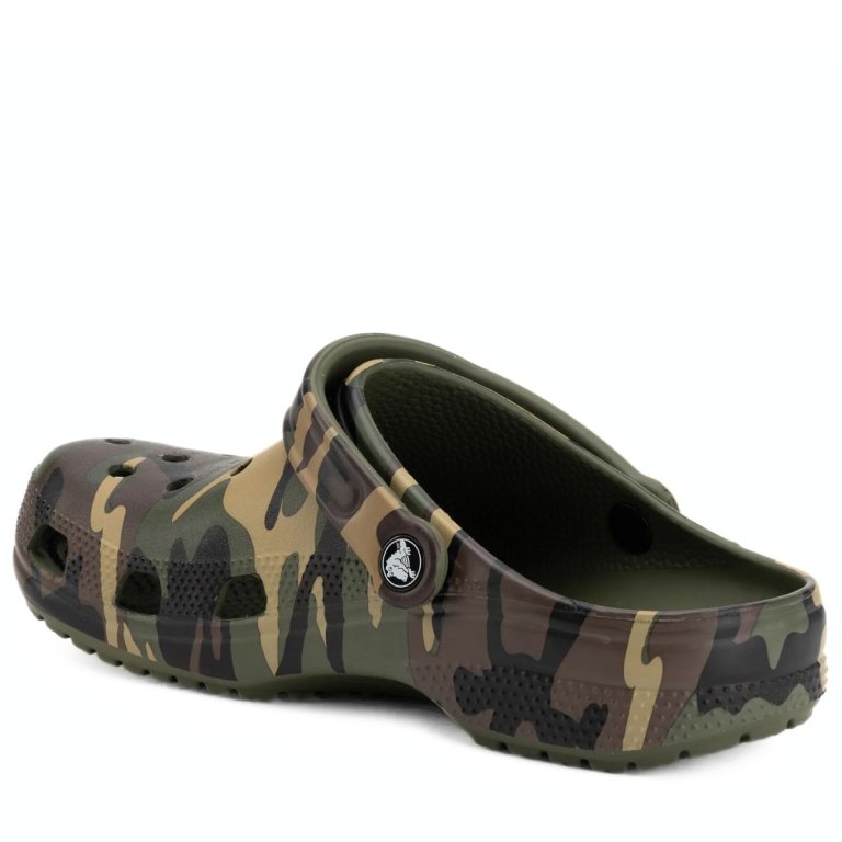 Crocs Classic Camouflage Clog - zelený