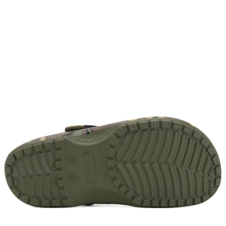 Crocs Classic Camouflage Clog - zelený