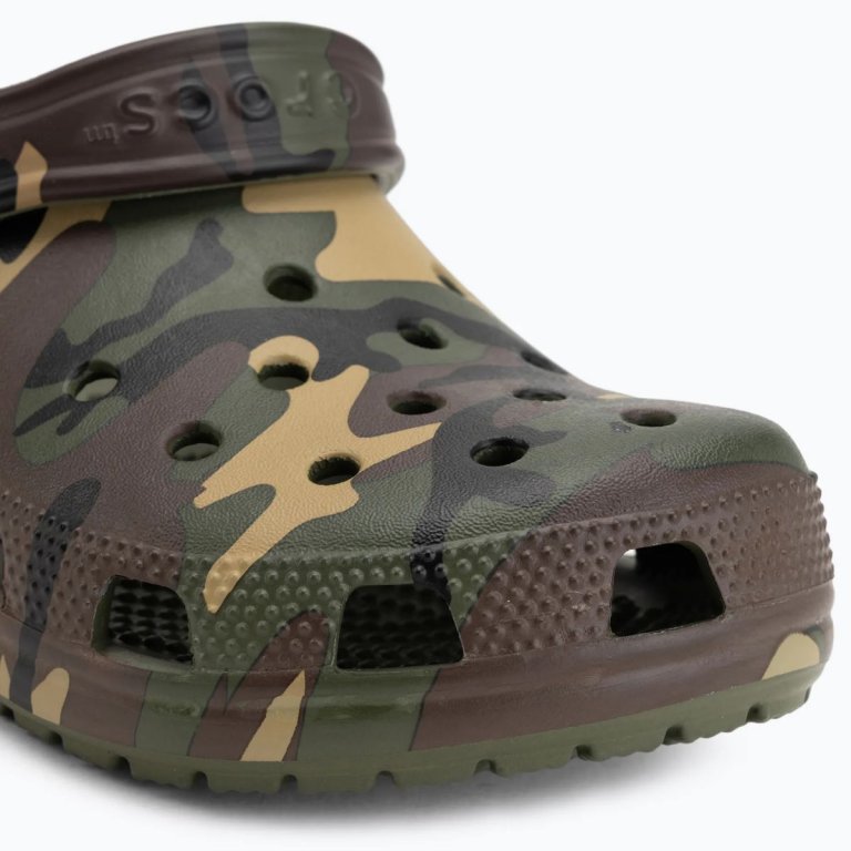Crocs Classic Camouflage Clog - zelený