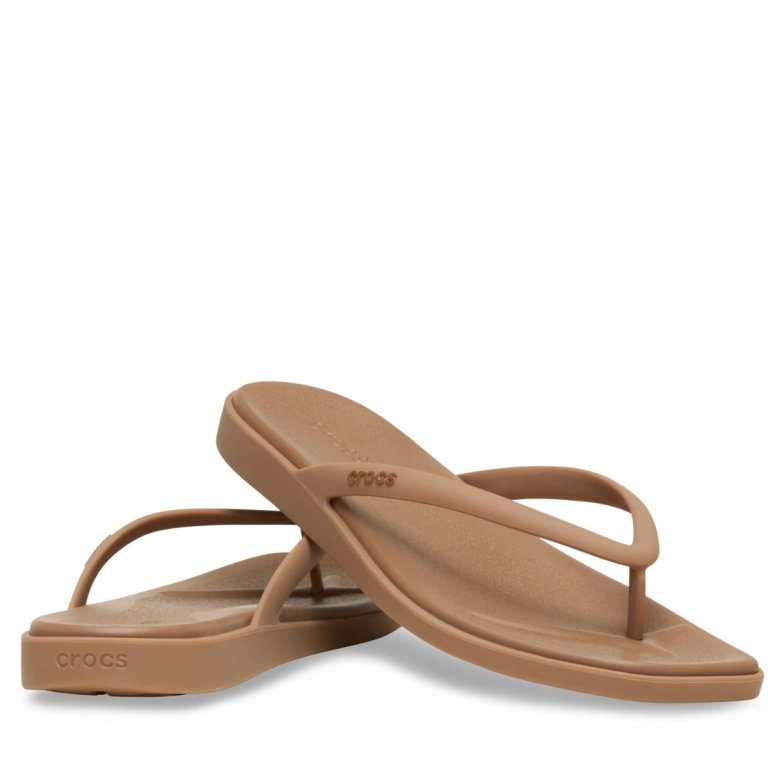 Crocs Miami Flip W - hnedé