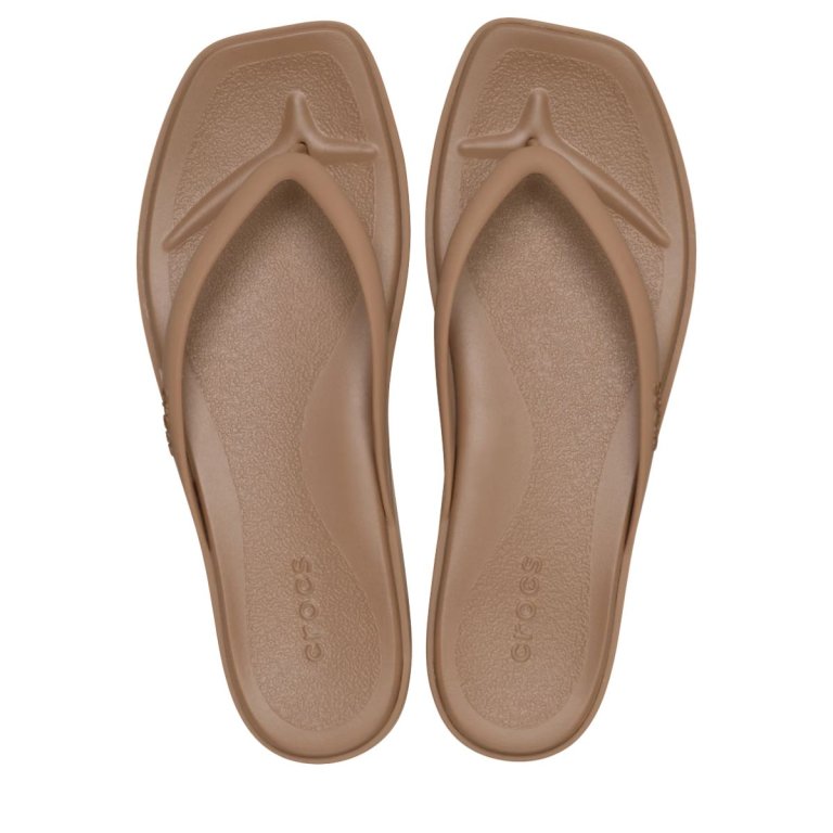 Crocs Miami Flip W - hnedé