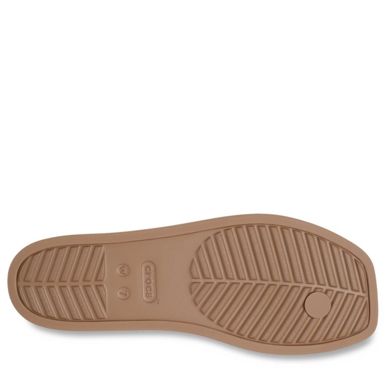 Crocs Miami Flip W - hnedé