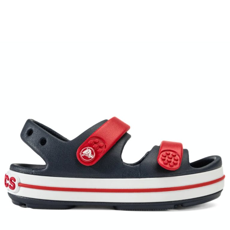 Sandále Crocs Crocband Cruiser Sandal J - modré/červené