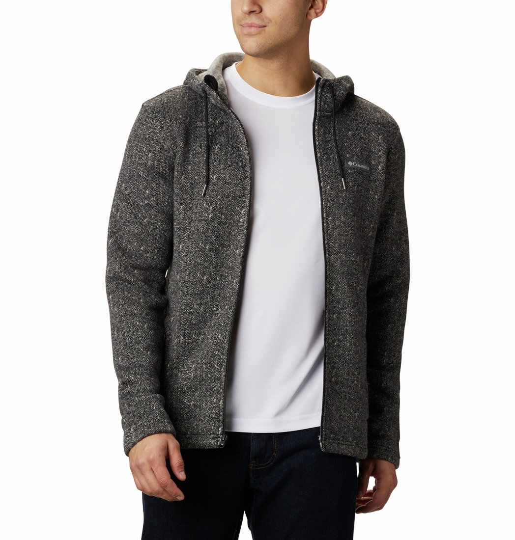 Columbia M Chillin Fleece – Giacca In Pile Uomo – Blu Mélange, Taglia S – 100% Poliestere, Con Tasche E Colletto Alto - 5