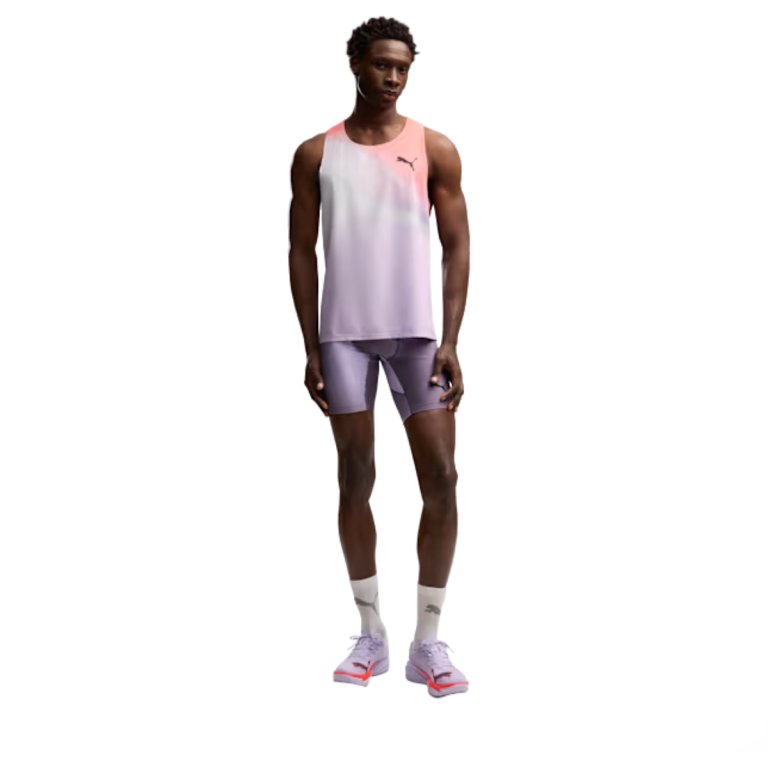 Obuv Puma Deviate Nitro Elite 4 M - světle fialová/červená