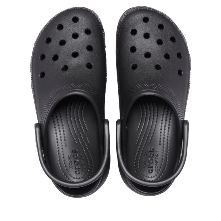Взуття Crocs Classic Platform Clog W — чорне