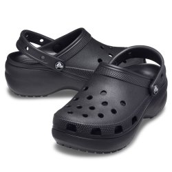 Взуття Crocs Classic Platform Clog W — чорне