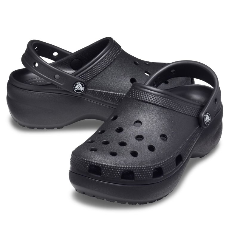 Взуття Crocs Classic Platform Clog W — чорне