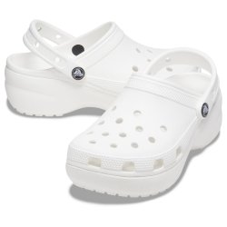Взуття Crocs Classic Platform Clog W — біле