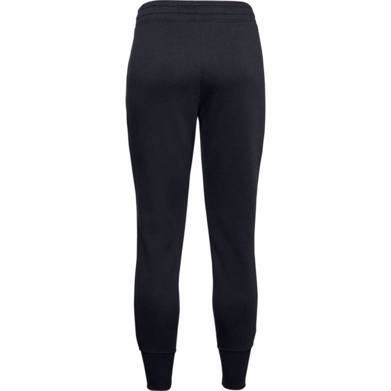 Tepláky Under Armour Rival Fleece Metallic Jogger W - černá