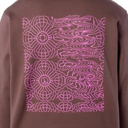 Mikina Salomon Shortney Hoodie – hnedá