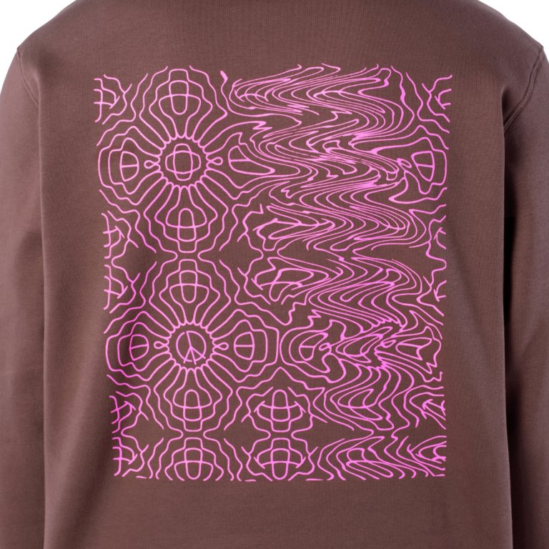 Mikina Salomon Shortney Hoodie – hnedá