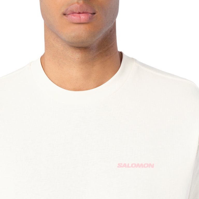 Tričko Salomon Grvl Relaxed SS Tee M - bílá