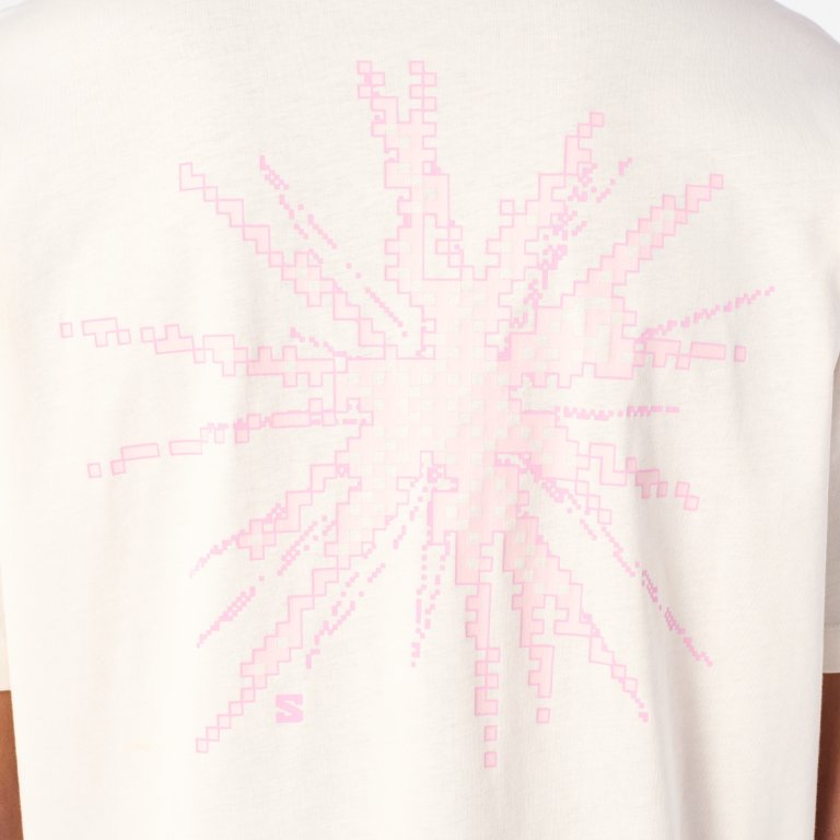 Tričko Salomon Grvl Relaxed SS Tee M - bílá