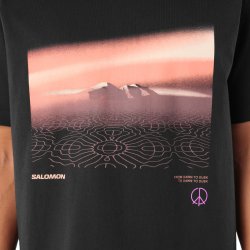 Tričko Salomon Shortney SS Tee – čierna