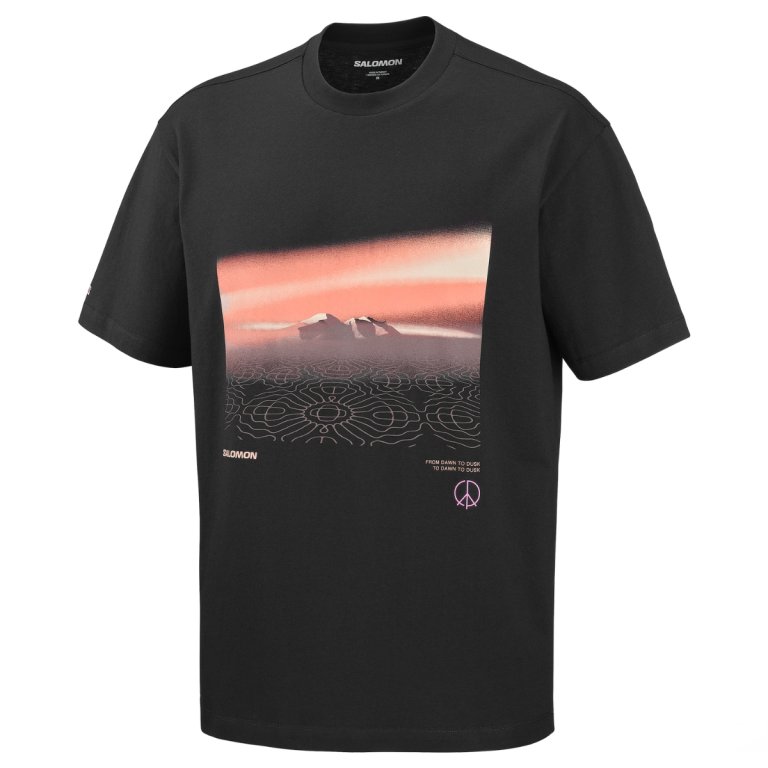Tričko Salomon Shortney SS Tee – čierna