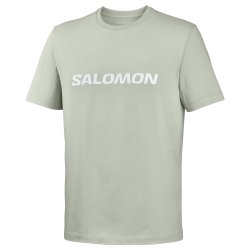 Tričko Salomon Logo SS Tee M – šedá