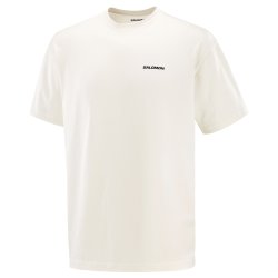 Tričko Salomon Chest Logo Relaxed Tee M – biela