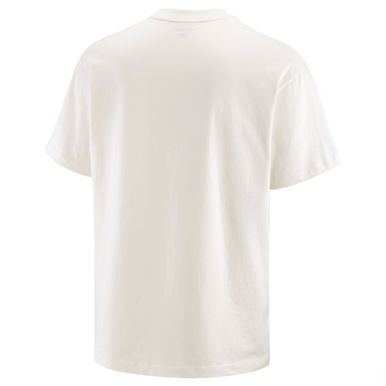 Tričko Salomon Chest Logo Relaxed Tee M – biela