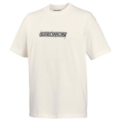 Tričko Salomon Brandplay RX SS Tee M - bílá