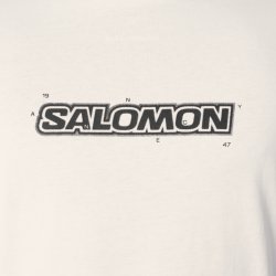 Tričko Salomon Brandplay RX SS Tee M - bílá
