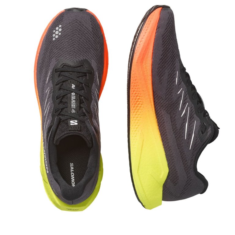 Obuv Salomon Aero Blaze 4 Gradient M - černá/oranžová