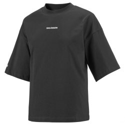 Tričko Salomon Logo SS Tee W - černá