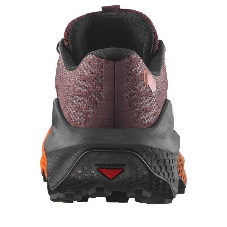 Obuv Salomon Ultra Glide 4 W - tmavě červená/oranžová