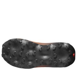 Obuv Salomon Ultra Glide 4 W - tmavě červená/oranžová