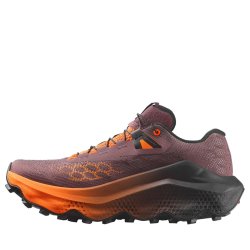 Obuv Salomon Ultra Glide 4 W - tmavě červená/oranžová