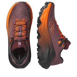 Obuv Salomon Ultra Glide 4 W - tmavě červená/oranžová