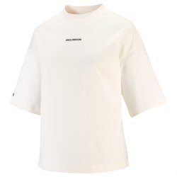 Tričko Salomon Logo SS Tee W - bílá