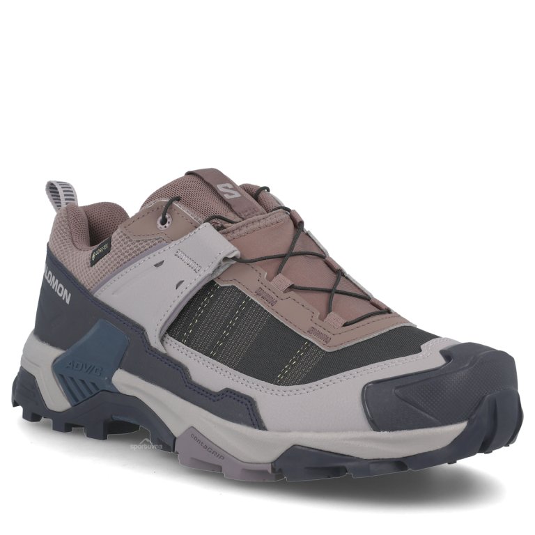Obuv Salomon X Ultra 5 GTX M - šedá/hnědá
