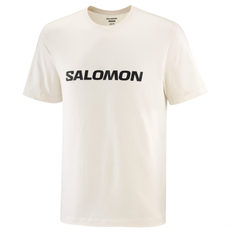 Tričko Salomon Logo SS Tee M – biela