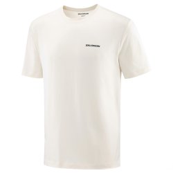 Tričko Salomon Chest Logo Regular Tee M – biela